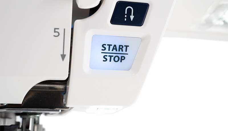 Janome Skyline S6 Start/stop button